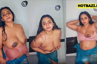 Mallu Model Nila Nambiar Dancing in Pink Bra